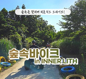 숲속바이크 - 성인4인 기준 무료 입장권 (소아포함으로 변경 가능)